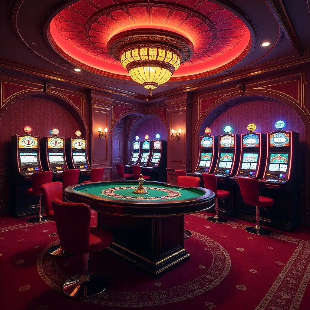 Vibrant Casino Night